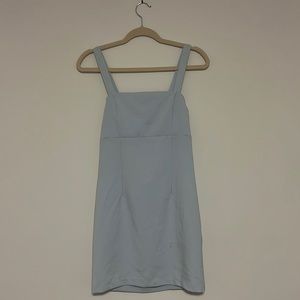 Baby blue mini dress